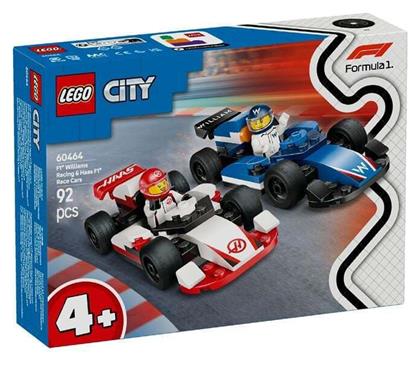 Lego City F1® Williams Racing & Haas F1® Race Cars για 4+ Ετών 92τμχ