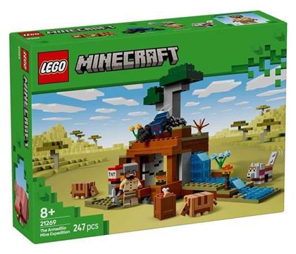 LEGO Minecraft The Armadillo Mine Expedition για 8+ Ετών 247τμχ