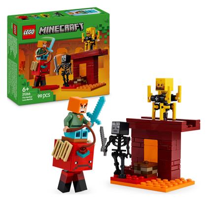 Lego Minecraft The Nether Lava Battle για 6+ Ετών 99τμχ