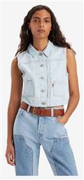 Levi's Αμάνικο Τζιν Μπουφάν Ανοιχτό Γαλάζιο
