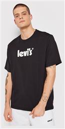 Levi's Ανδρικό T-shirt Μαύρο με Λογότυπο