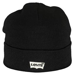 Levi's Beanie Ανδρικός Σκούφος Πλεκτός σε Μαύρο χρώμα