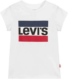 Levi's Παιδικό T-shirt για Κορίτσι Λευκό από το Spartoo