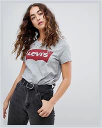 Levi's The Perfect Γυναικείο Αθλητικό T-shirt Γκρι