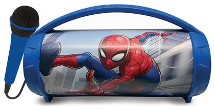 Lexibook Ηχείο Karaoke με Ενσύρματo Μικρόφωνο Spider-Man σε Μπλε Χρώμα