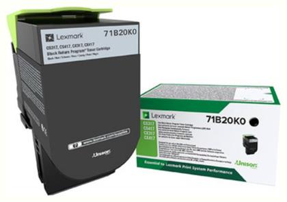 Lexmark CS/X317 Toner Laser Εκτυπωτή Μαύρο Return Program 3000 Σελίδων (71B20K0) από το e-shop