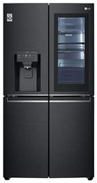 LG Ντουλάπα 638lt Total NoFrost Μαύρο GMX945MC9F