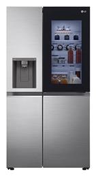 LG GSXV81PZLE Ψυγείο Ντουλάπα 635lt Total NoFrost Υ179xΠ91.3xΒ73.5εκ. Inox
