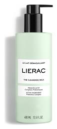 Lierac The Cleansing Milk Prebiotics Complex Γαλάκτωμα Καθαρισμού Προσώπου 400ml