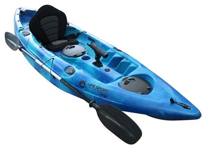 Life Sport Lango VK-04 Πλαστικό Kayak Θαλάσσης 1 Ατόμου Μπλε από το Plus4u