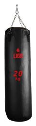 Liga Sport Συνθετικός Σάκος Μποξ 20kg με Ύψος 90cm Μαύρος από το Plus4u