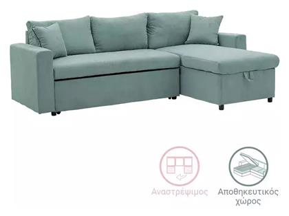 Lilian Γωνιακός Καναπές Κρεβάτι Υφασμάτινος 225x148x81εκ.