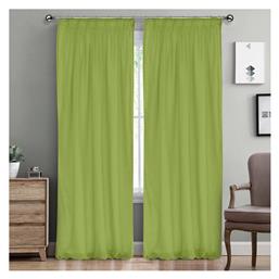 Lino Home Κουρτίνα Line με Τρέσα 300x295 708 Green