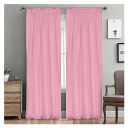 Lino Home Κουρτίνα με Τρέσα Line 301 Pink 145x295εκ.