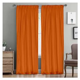 Lino Home Κουρτίνα με Τρέσα Line 503 Orange 300x295εκ.