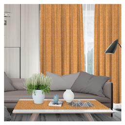 Lino Home Κουρτίνα Seed με Τρέσα 135x270 Mustard 201