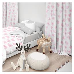 Lino Home Παιδική Κουρτίνα Ellie με Τρέσα 301 Pink 135x270εκ.