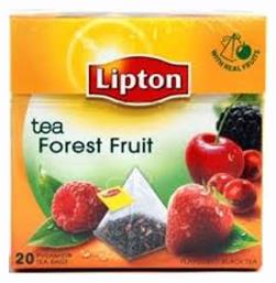 Lipton Μαύρο Τσάι Forest Fruit 20 Φακελάκια από το ΑΒ Βασιλόπουλος