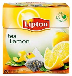 Lipton Μαύρο Τσάι Λεμόνι 20 Φακελάκια 36gr