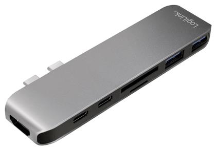 LogiLink Docking Station με Διπλό USB-C DisplayPort 4K PD (UA0302)