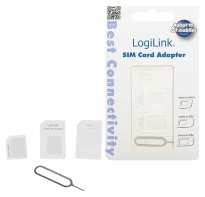 LogiLink Dual SIM Adapter σε Λευκό χρώμα από το e-shop