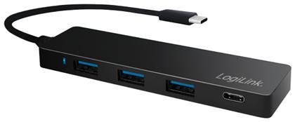 LogiLink USB 3.1 Hub 4 Θυρών με σύνδεση USB-C