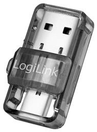 LogiLink USB-C Bluetooth 5.0 Adapter με Εμβέλεια 10m Γκρι (BT0054)