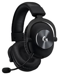 Logitech G PRO X with MIT Blue VO!CE Over Ear Gaming Headset με σύνδεση 2x3.5mm / USB από το e-shop