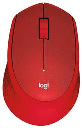 Logitech M330 Silent Plus Ασύρματο Mini Ποντίκι Κόκκινο από το e-shop