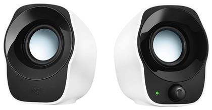 Logitech Z120 2.0 με Ισχύ 1.2W σε Λευκό Χρώμα