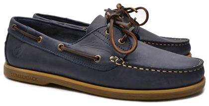 Lumberjack Δερμάτινα Ανδρικά Boat Shoes σε Μπλε Χρώμα