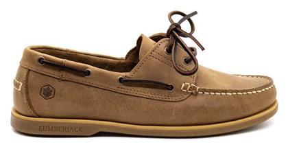 Lumberjack Navigator Ανδρικά Boat Shoes σε Καφέ Χρώμα