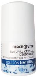 Macrovita Natural Αποσμητικός Κρύσταλλος σε Roll-On 50ml