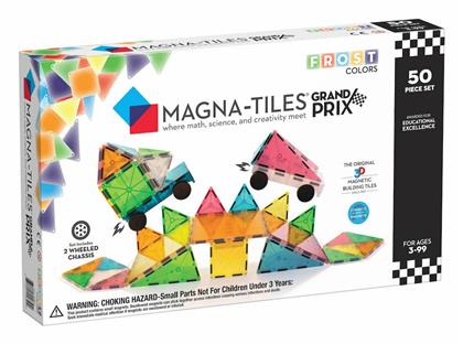 Magna-Tiles Μαγνητικό Παιχνίδι Κατασκευών Frost Colors Grand Prix για Παιδιά 3+ Ετών από το BlablaToys