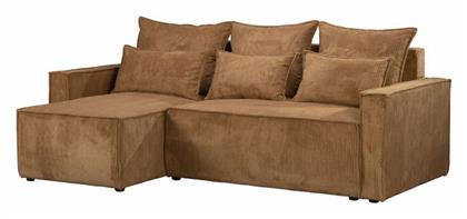 Maison Γωνιακός Καναπές Κρεβάτι Υφασμάτινος 238x148x92εκ. Camel