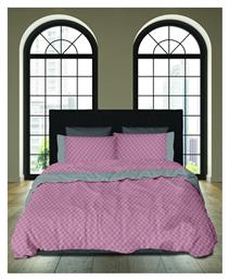 Makis Tselios Home Σετ Μονό 160x240εκ. Diamonds Ροζ 2τμχ
