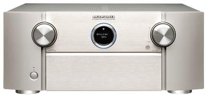 Marantz SR7015 Ραδιοενισχυτής Home Cinema 4K/8K 9.2 Καναλιών 125W/8Ω 200W/6Ω με HDR και Dolby Atmos Ασημί από το Polihome