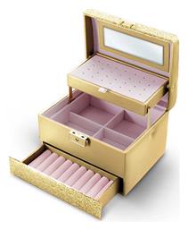 Massido Μπιζουτιέρα Gold 17.5x13.7x12.5cm