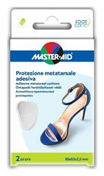 Master Aid Foot Care Protection Metatarsal Gel Προστατευτικό Μεταταρσίου 2 τμχ