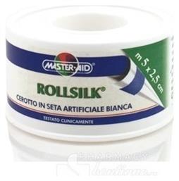 Master Aid Rollsilk Μεταξωτή Επιδεσμική Ταινία 2.5cm x 5m