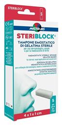 Master Aid Steriblock Αιμοστατικός Αποστειρωμένος Σπόγγος Ζελατίνης 5τμχ