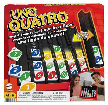 Mattel Επιτραπέζιο Παιχνίδι 16 Uno Quatro για 2-4 Παίκτες 7+ Ετών