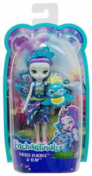 Mattel Κούκλα Enchantimals Patter Peacock & Flap για 4+ Ετών από το e-shop