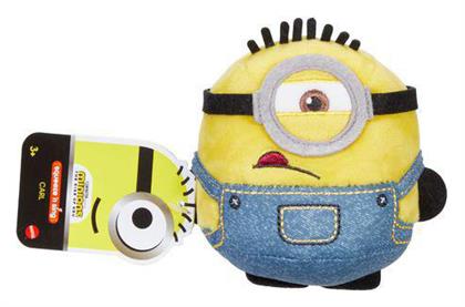 Mattel Λούτρινο Minions Squeeze & Sing Carl με Ήχο για 3+ Ετών από το Plus4u