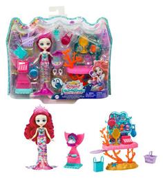 Mattel Ocean Kingdom Ocean Treasures Shop Doll & Accessories Enchantimals για 4+ Ετών