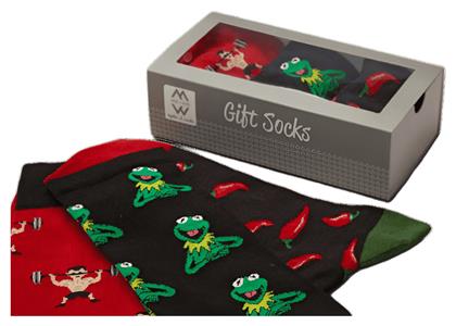 ME-WE Gift Box Fashion Combination Ανδρικές Κάλτσες Πολύχρωμες 3Pack