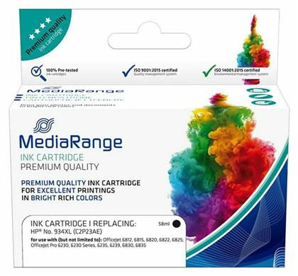 MediaRange Συμβατό Μελάνι Εκτυπωτή InkJet HP 934XL C2P23AE 1000 Σελίδων 58ml Μαύρο από το Public