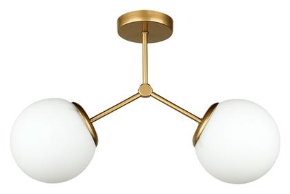 Megapap Alison Κρεμαστό Φωτιστικό Χρυσό 50x30εκ.