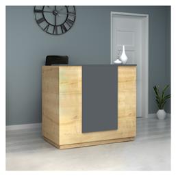 Megapap GEMINI Επαγγελματικό Γραφείο Υποδοχής με Διαστάσεις Π120xΒ70xΥ110cm