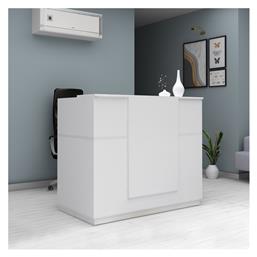 Megapap Gemini Επαγγελματικό Γραφείο Υποδοχής με Διαστάσεις Π150xΒ70xΥ110cm